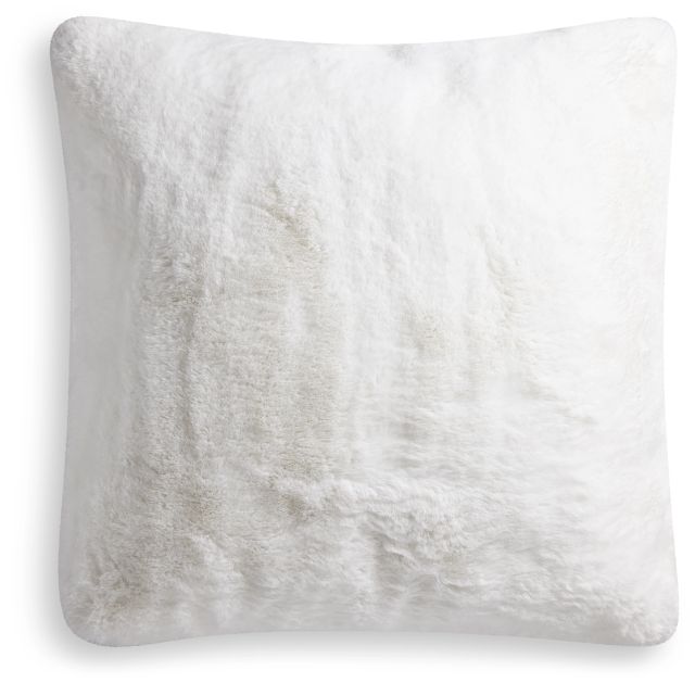 Kaycee White 22" Accent Pillow