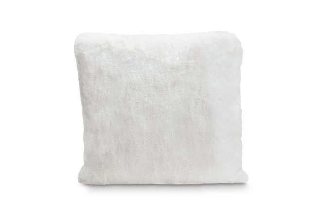 Kaycee White 22" Accent Pillow
