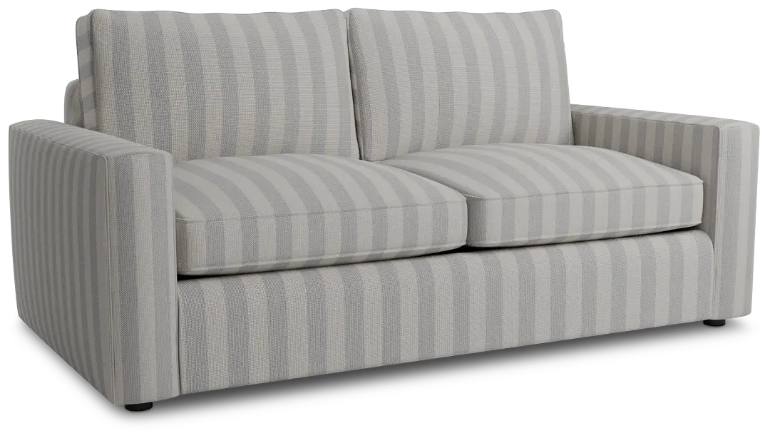 Siesta Sea Lane Light Gray Fabric Memory Foam Sleeper Siesta Sea Lane Light Gray Fabric Memory Foam Sleeper