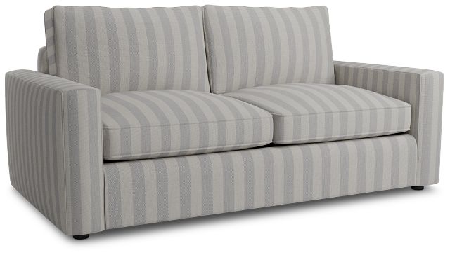Siesta Sea Lane Light Gray Fabric Memory Foam Sleeper