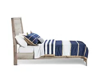 Rivercreek Gray Wood Panel Bed