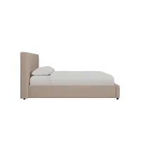 Grayton Joya Beige 44" Upholstered Platform Bed