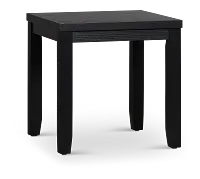 Alden Black Square End Table