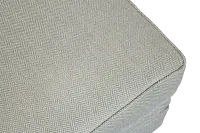 Avery Light Green Fabric Ottoman