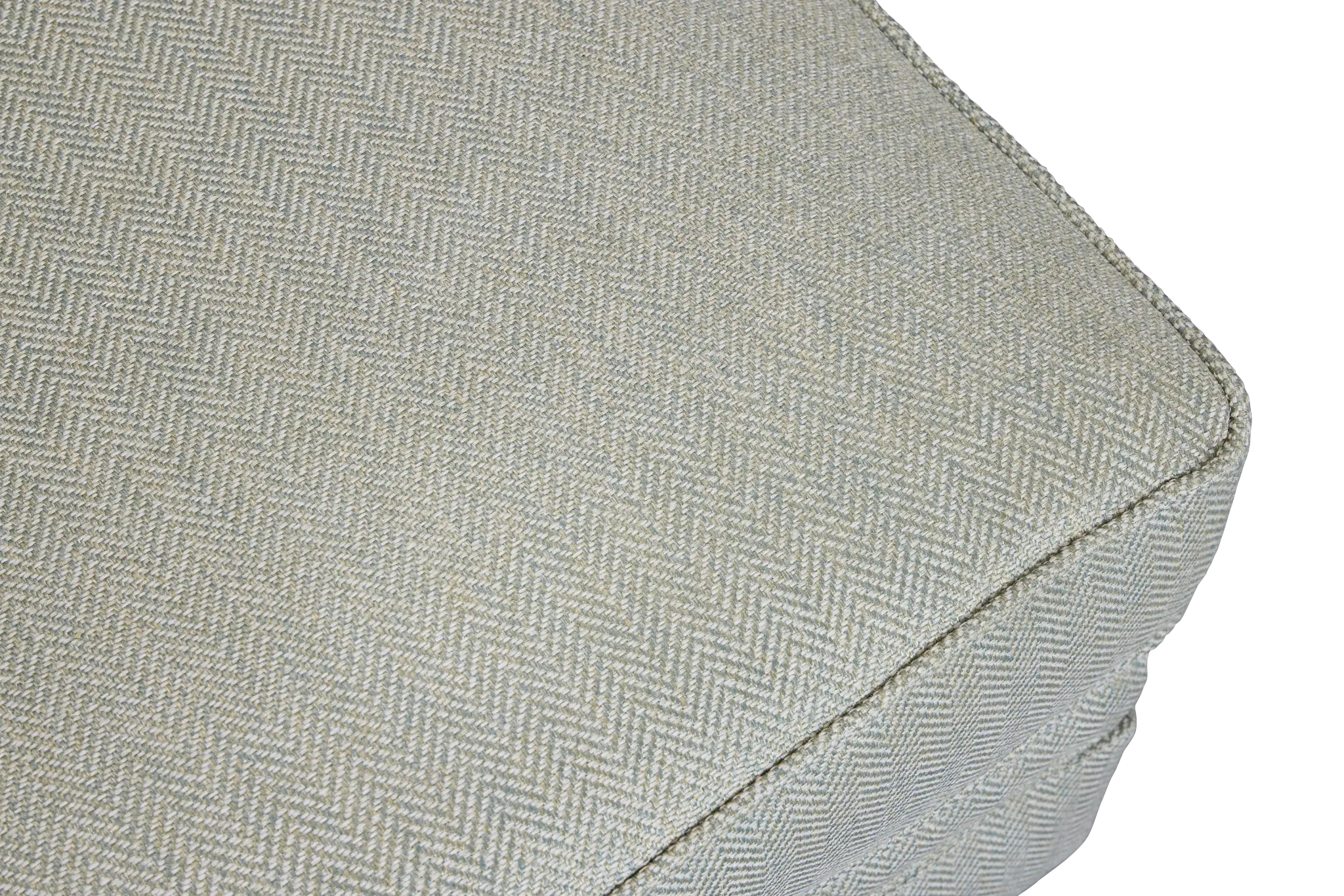 Avery Light Green Fabric Ottoman Avery Light Green Fabric Ottoman