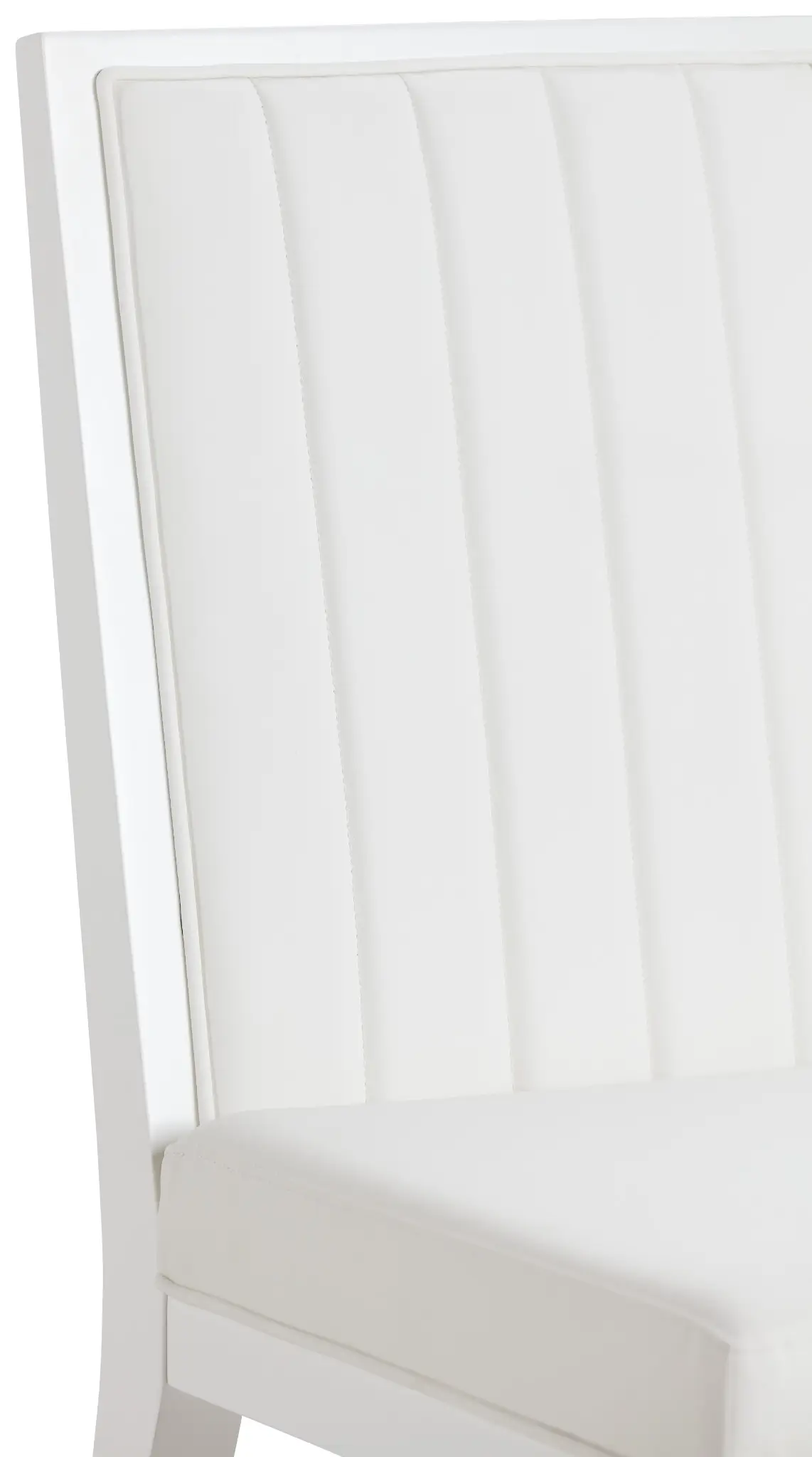 Ocean Drive White Wood Upholstered Side Chair Ocean Drive White Wood Upholstered Side Chair