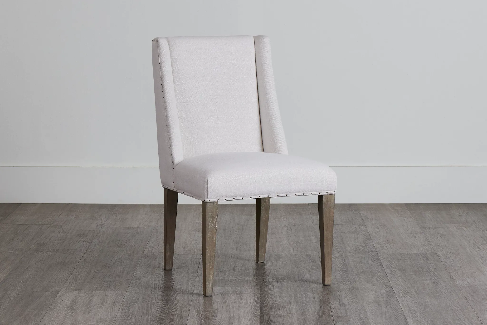 Berlin White Upholstered Arm Chair