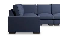 Edgewater Peyton Dark Blue Medium Two-arm Sectional