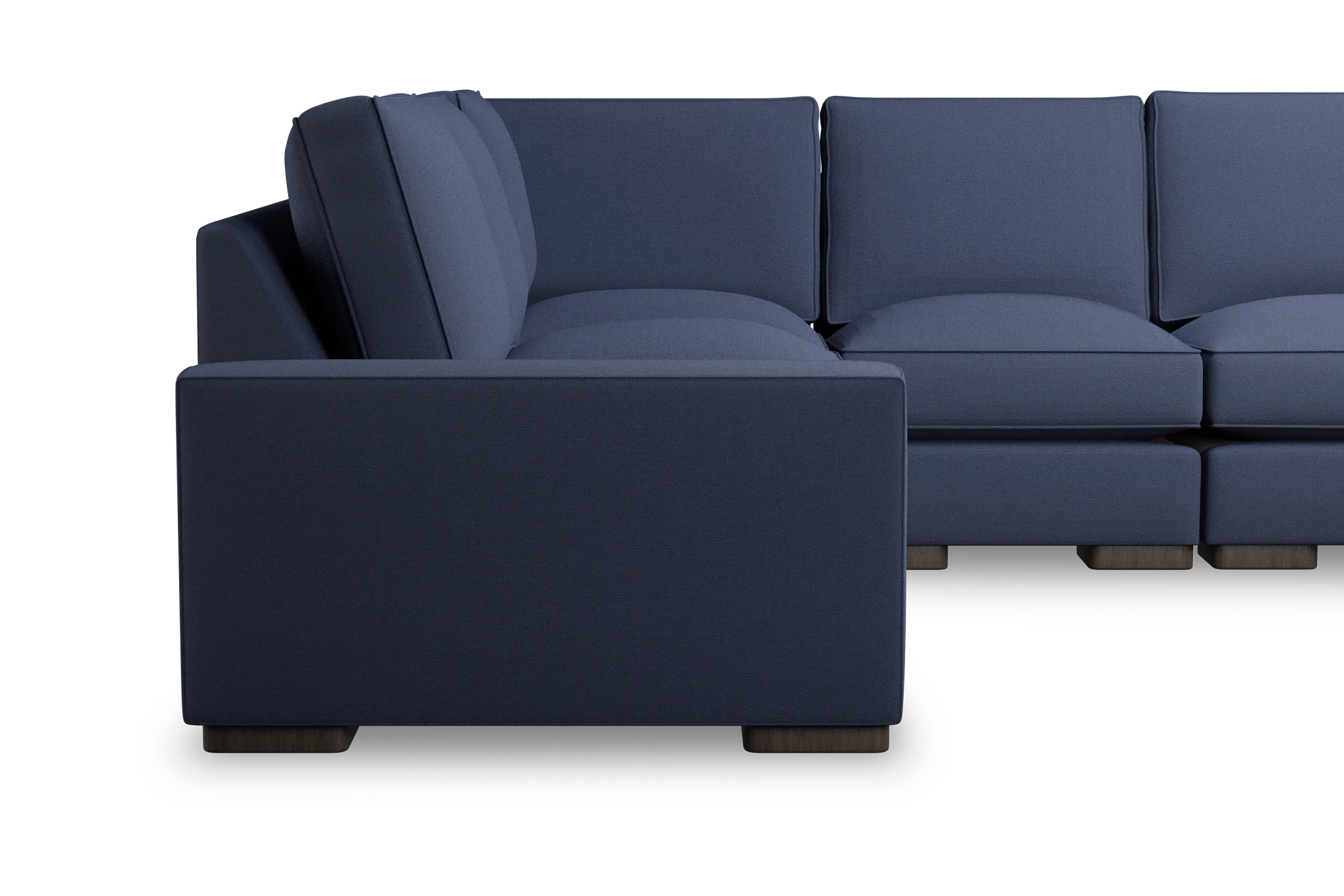 Edgewater Peyton Dark Blue Medium Two-arm Sectional