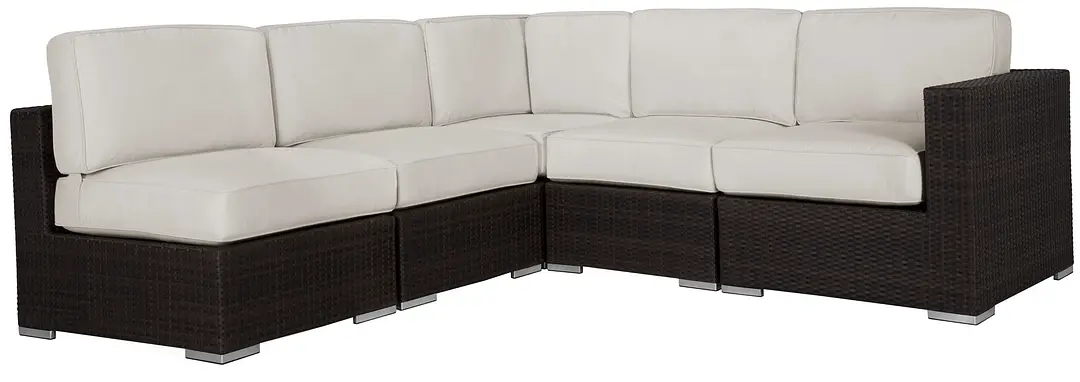 Fina White 5-piece Modular Sectional Fina White 5-piece Modular Sectional