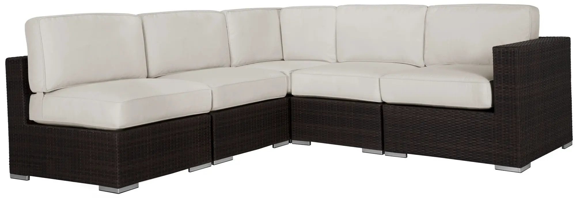 Fina White 5-piece Modular Sectional Fina White 5-piece Modular Sectional