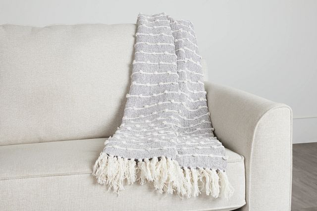 Vermont Graycotton 60" X 90" Throw