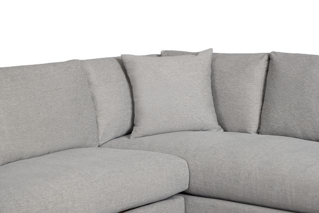 Emma Gray Medium Two-arm Sectional