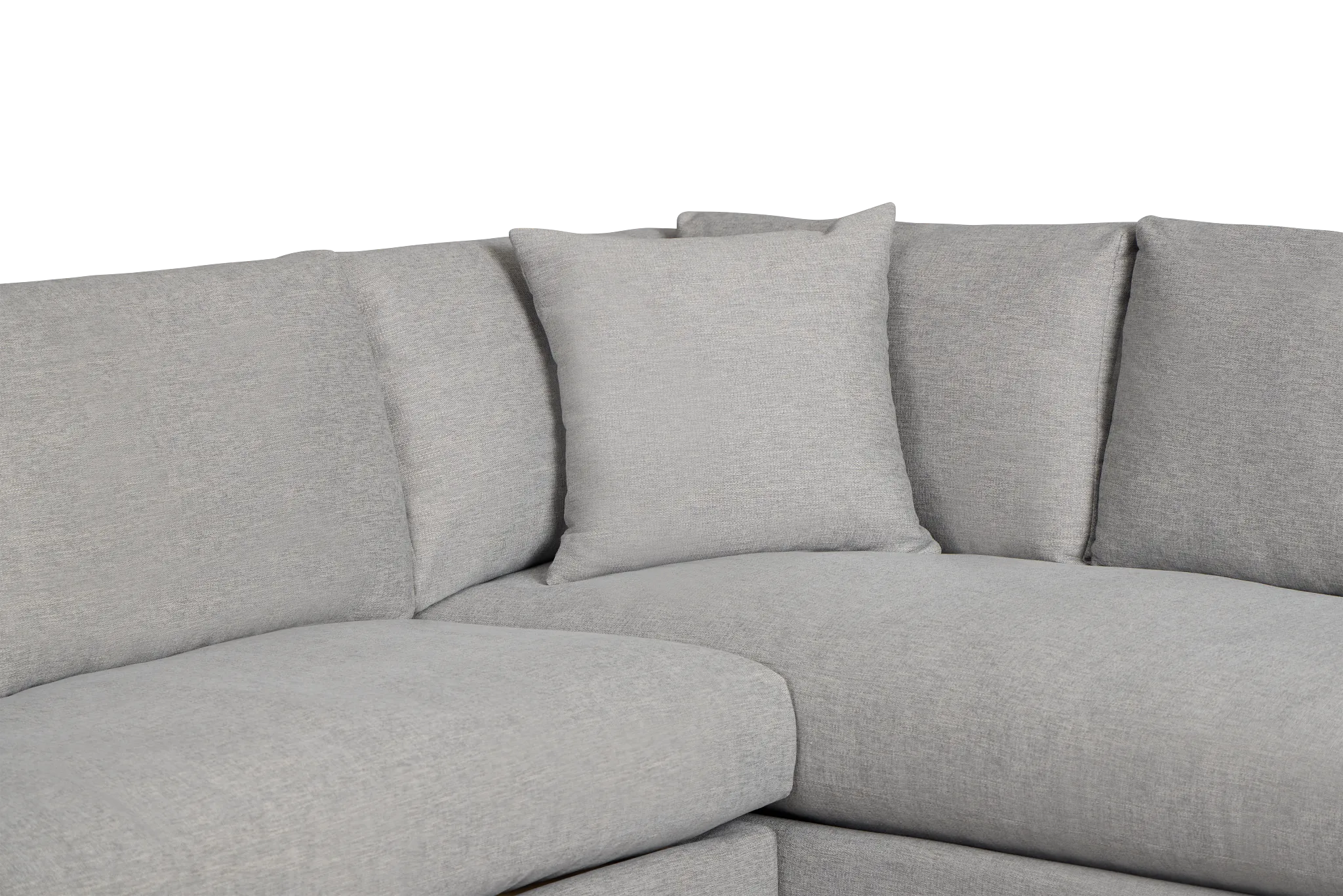 Emma Gray Medium Two-arm Sectional