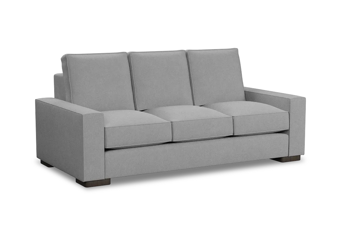 Edgewater Suave Gray 84" Sofa W/ 3 Cushions