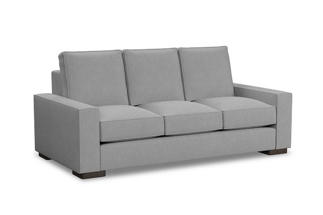 Edgewater Suave Gray 84" Sofa W/ 3 Cushions