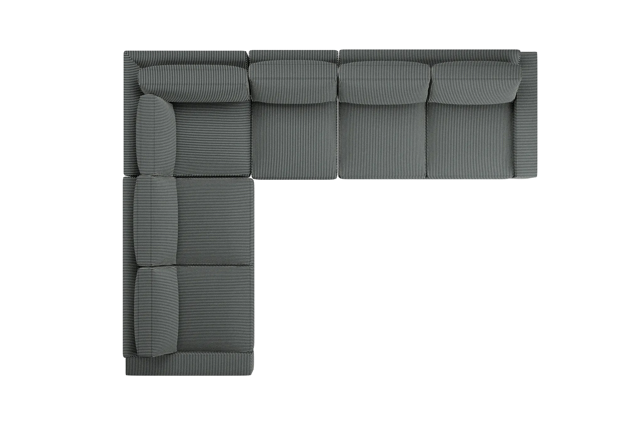 Edgewater Lucy Navy Medium Two-arm Sectional