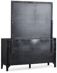 Alden Black Dresser & Mirror