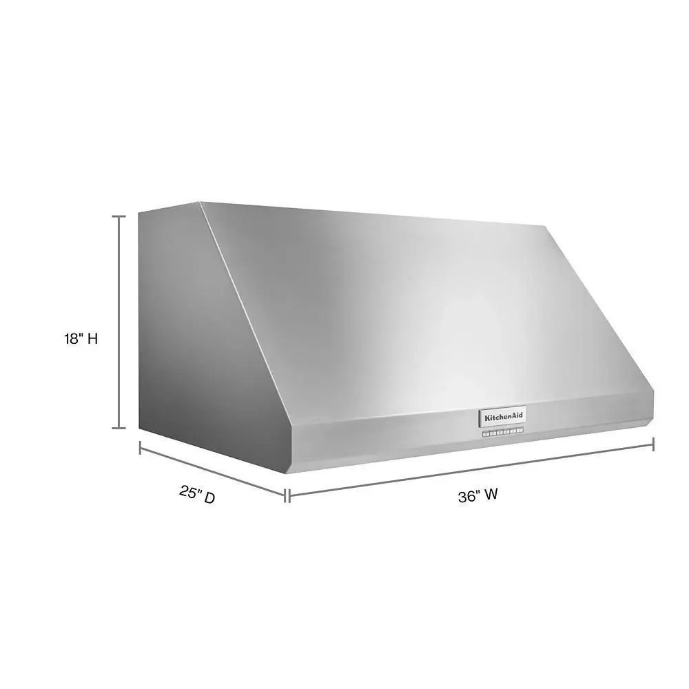 Kitchenaid 906 Series Stainless Steel 36" Commercial Style Wall Hood Kitchenaid 906 Series Stainless Steel 36" Commercial Style Wall Hood