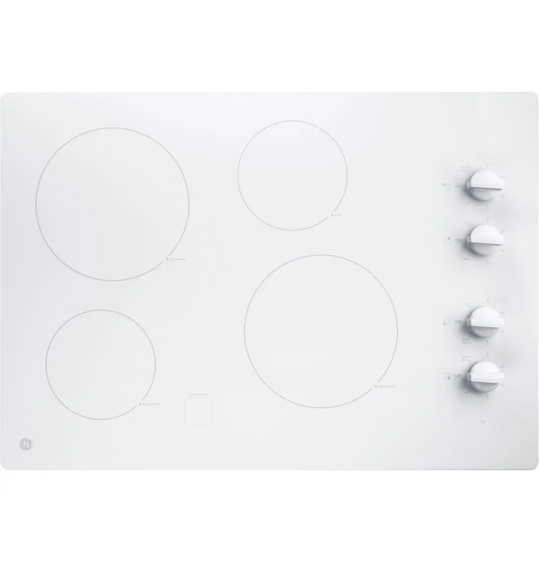 Ge 3030 Series White 30" Electric Cook Top Ge 3030 Series White 30" Electric Cook Top
