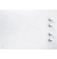Ge 3030 Series White 30" Electric Cook Top