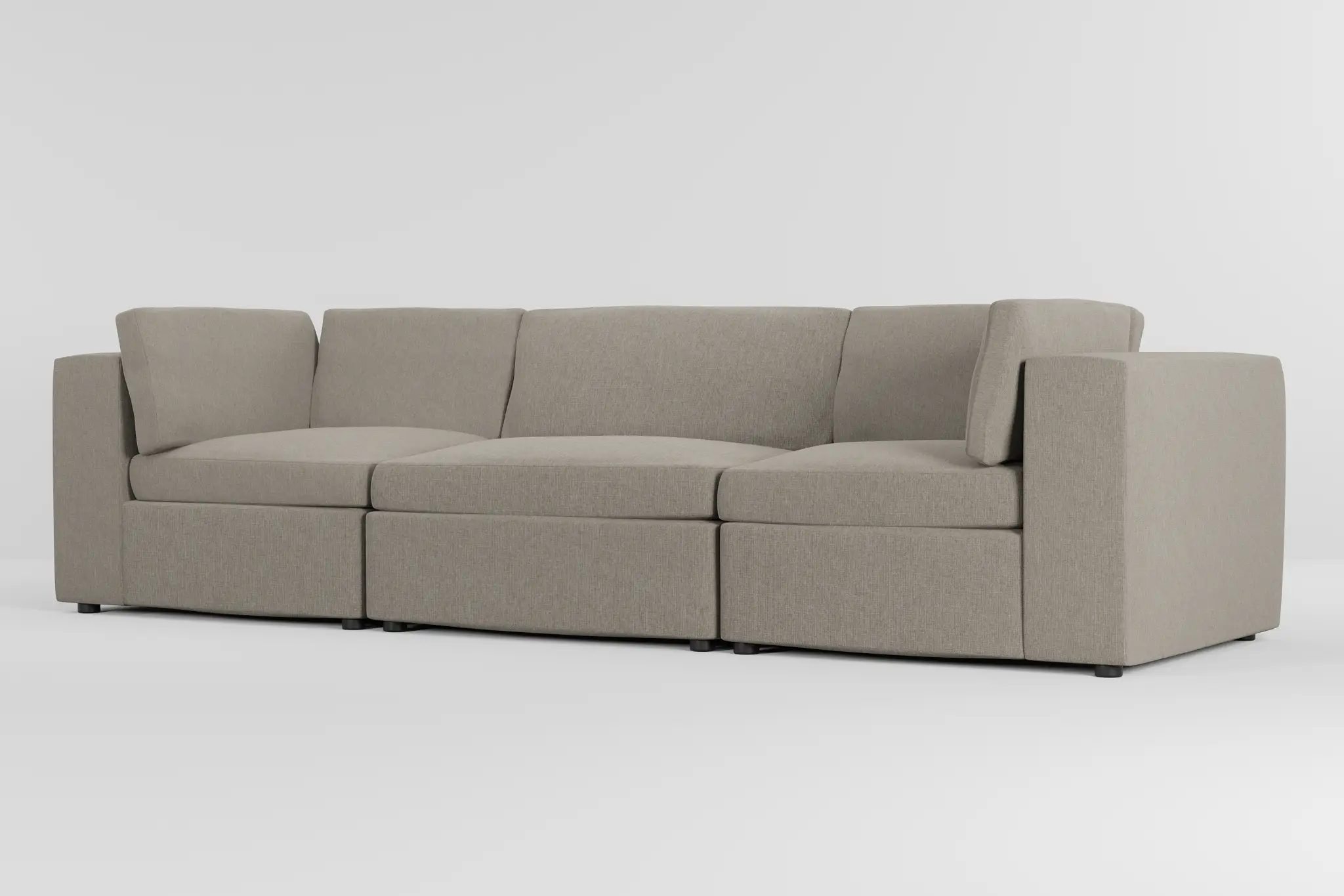 Destin Elevation Khaki Fabric 3-piece Modular Sofa Destin Elevation Khaki Fabric 3-piece Modular Sofa