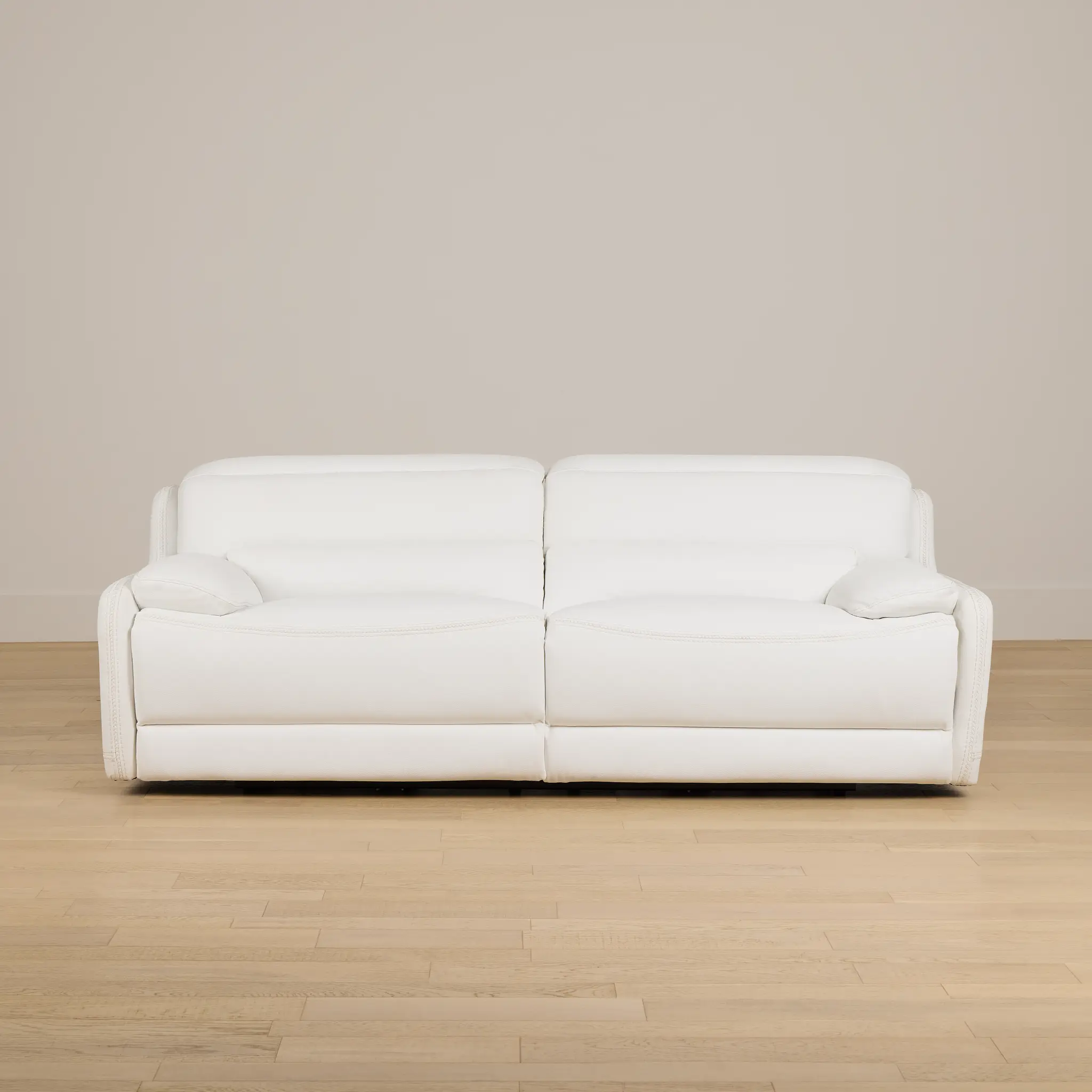 Jett White Micro Power Reclining Sofa Jett White Micro Power Reclining Sofa