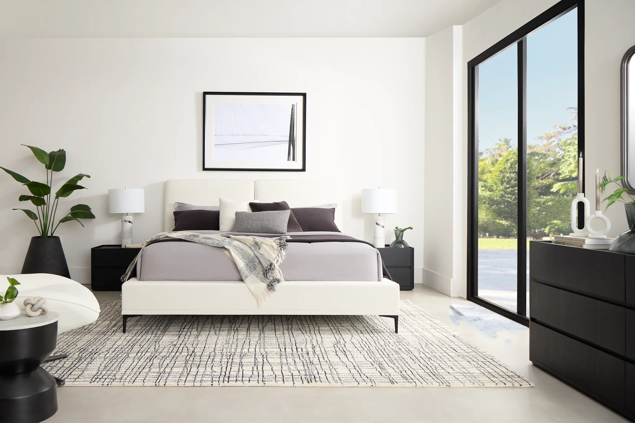 Nomad Black 2-drawer Nightstand