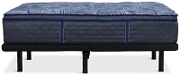Serta Perfect Sleeper Cobalt Calm Plush Elite Adjustable Mattress Set