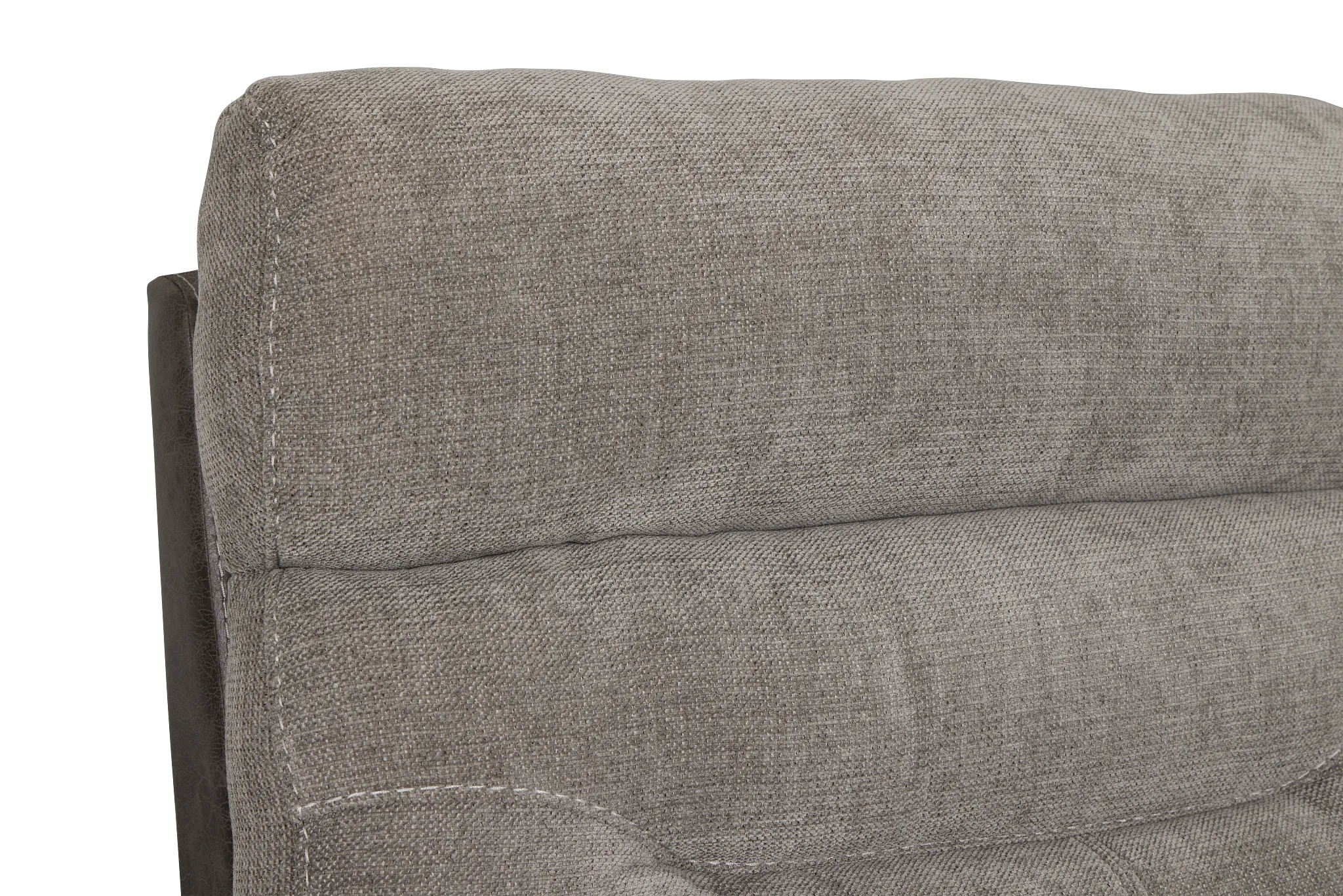 Travis Gray Fabric Large Dual Power Reclining Two-arm Sectional