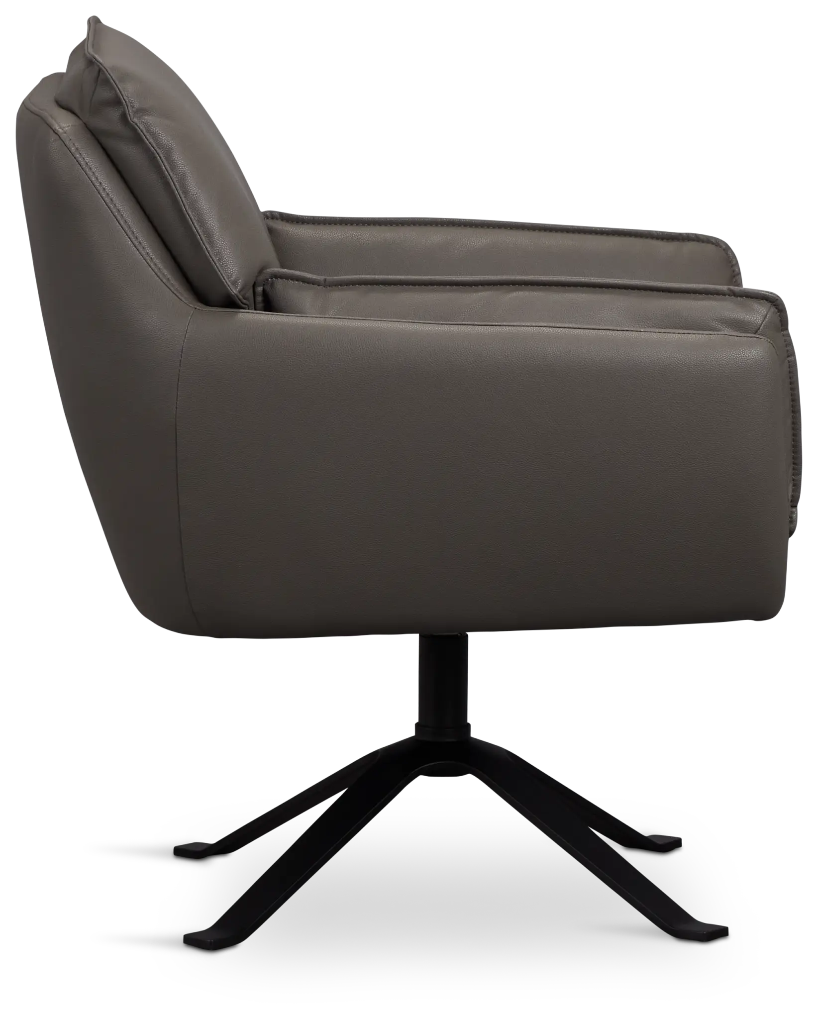 Farley Dark Gray Micro Swivel Accent Chair Farley Dark Gray Micro Swivel Accent Chair