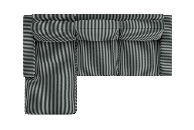 Edgewater Lucy Navy Left Chaise Sectional
