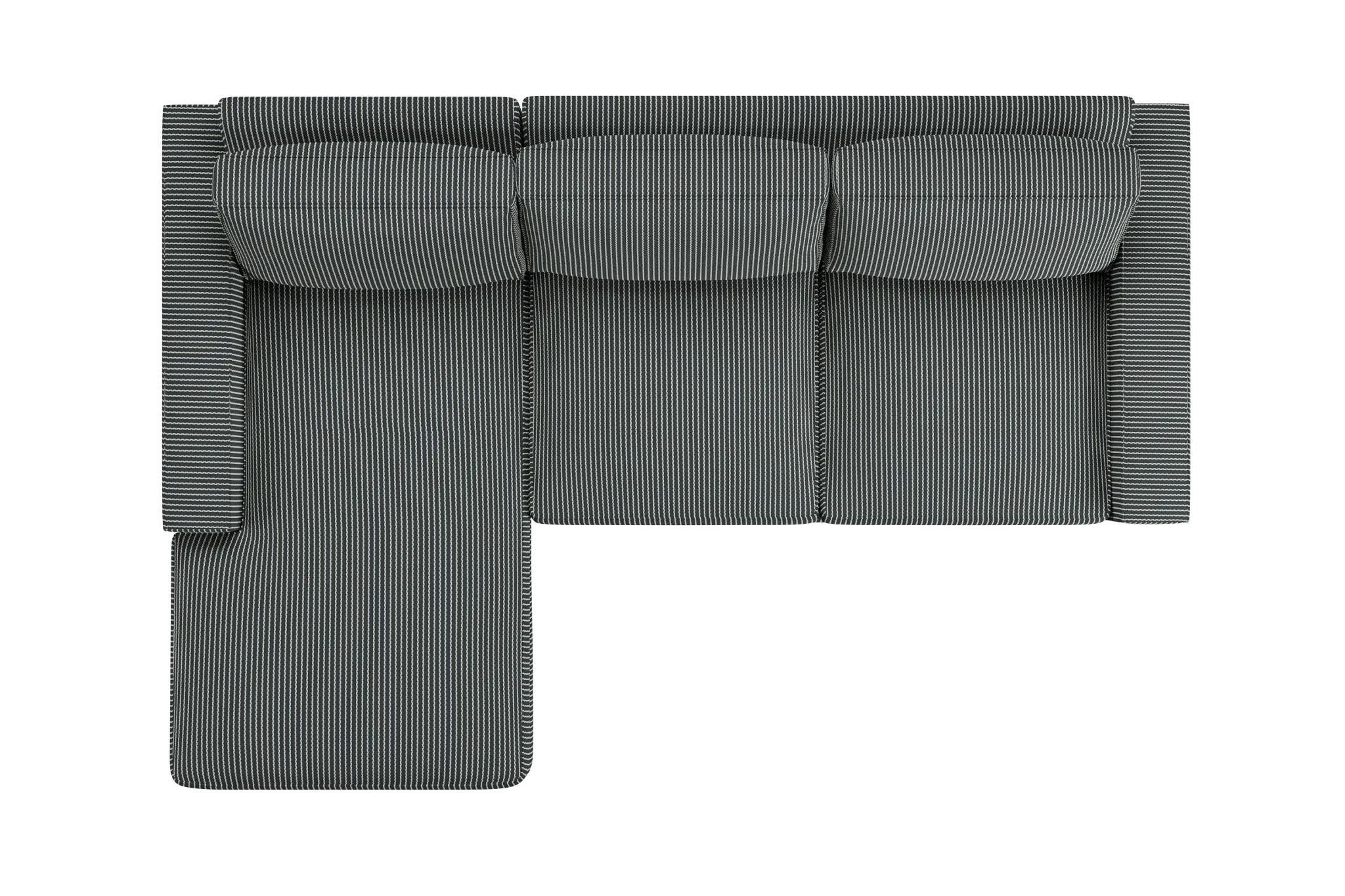 Edgewater Lucy Navy Left Chaise Sectional