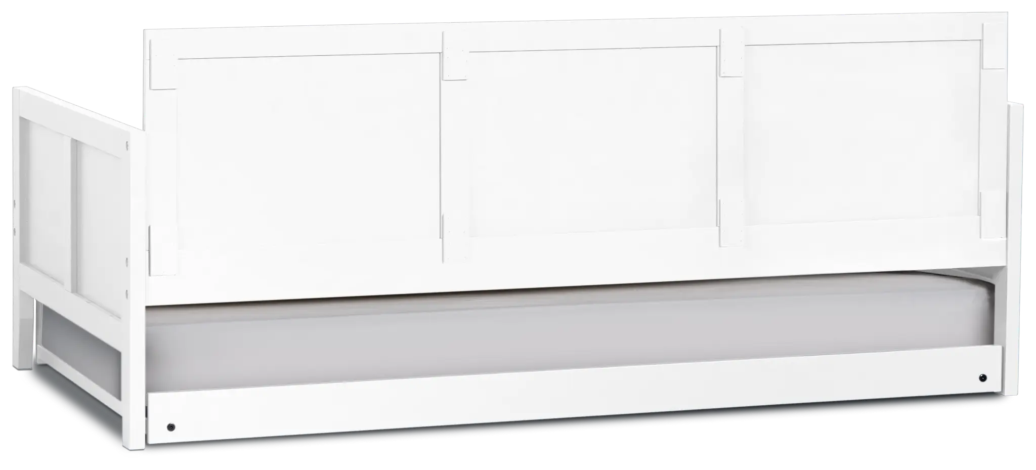 Charleston White Panel Trundle Bed Charleston White Panel Trundle Bed