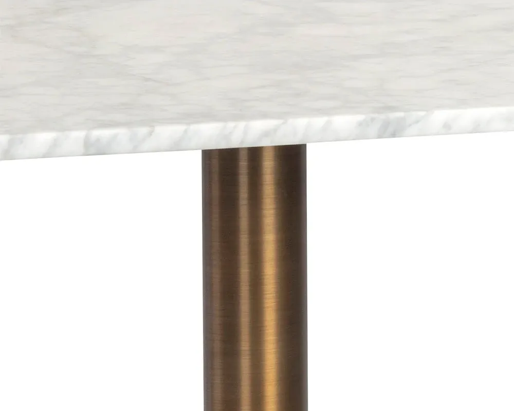 Elvira White 30" Square Table