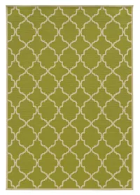 Rivy Green Indoor/outdoor 8x10 Area Rug
