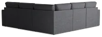 Citymod Dark Gray Fabric Small Two-arm Sectional