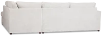 Miller Light Gray Fabric Right Bumper Sectional