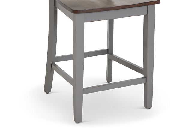 Sumter Gray 24" Wood Barstool
