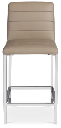 Amalfi Taupe 24" Upholstered Barstool