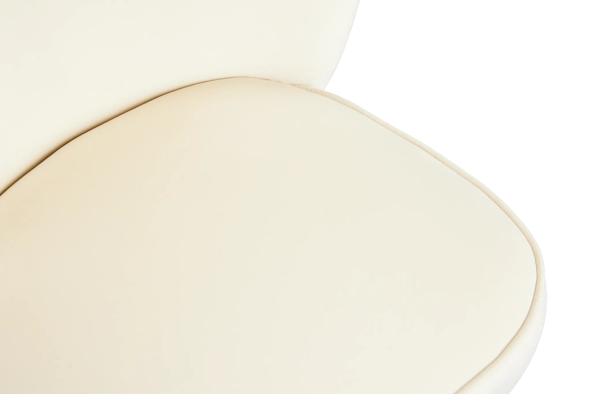 Tami White Velvet Accent Chair