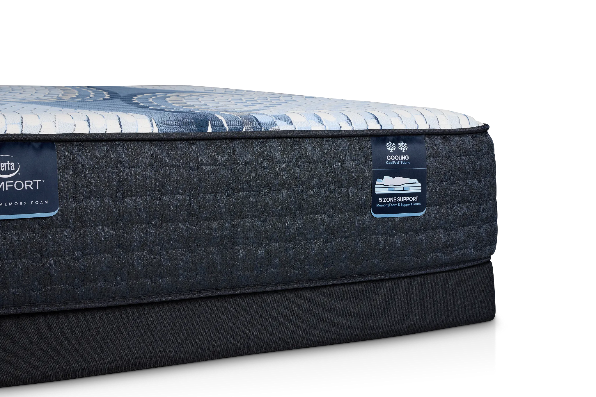 Serta Icomfort Iona Medium Low-profile Mattress Set