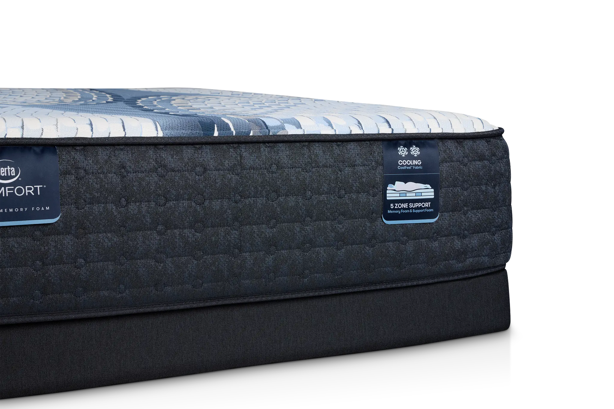 Serta Icomfort Iona Medium Low-profile Mattress Set Serta Icomfort Iona Medium Low-profile Mattress Set