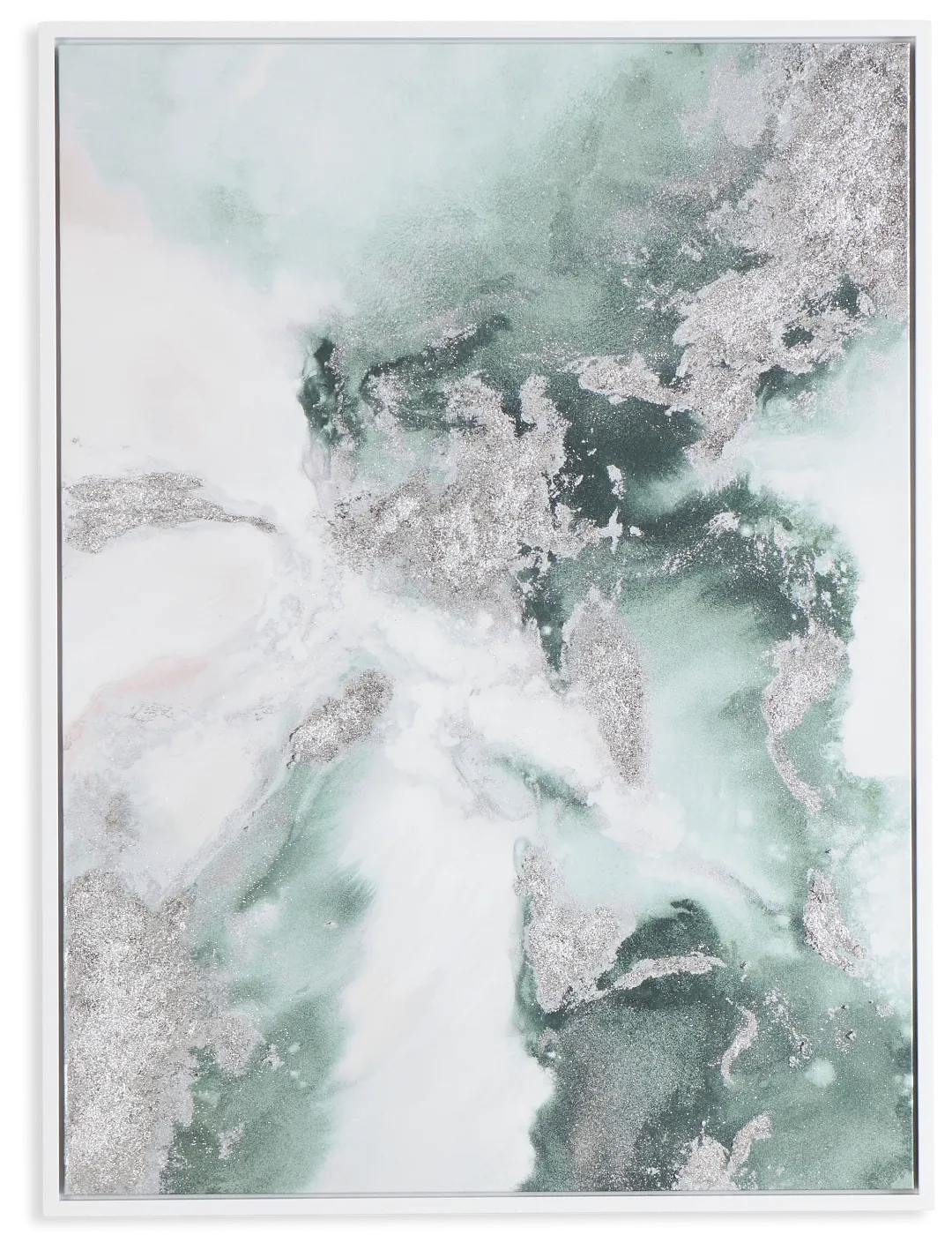 Jamila Green Canvas Wall Art