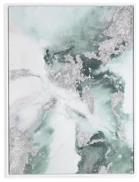 Jamila Green Canvas Wall Art