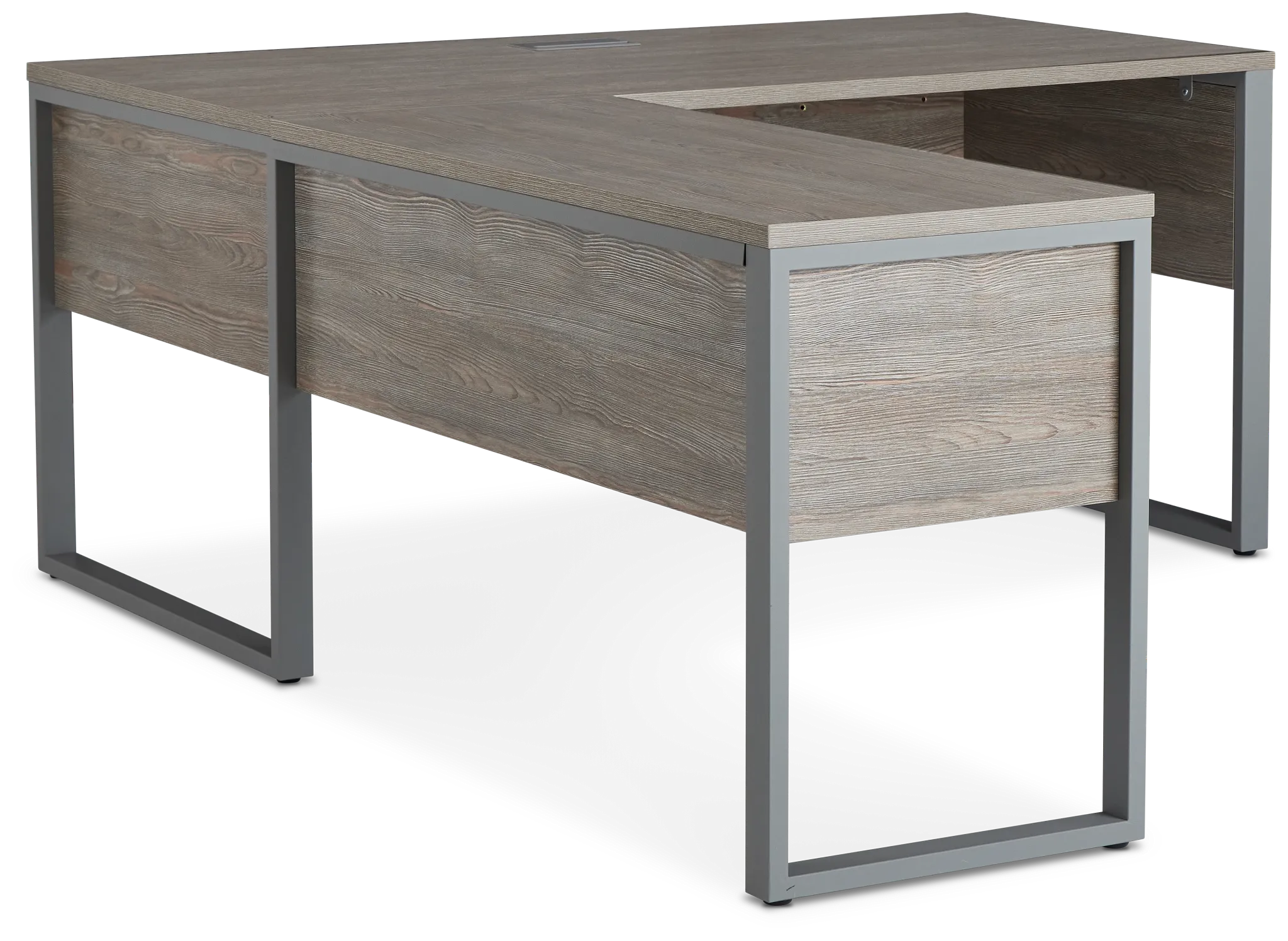 Clark Gray 47" Return Desk