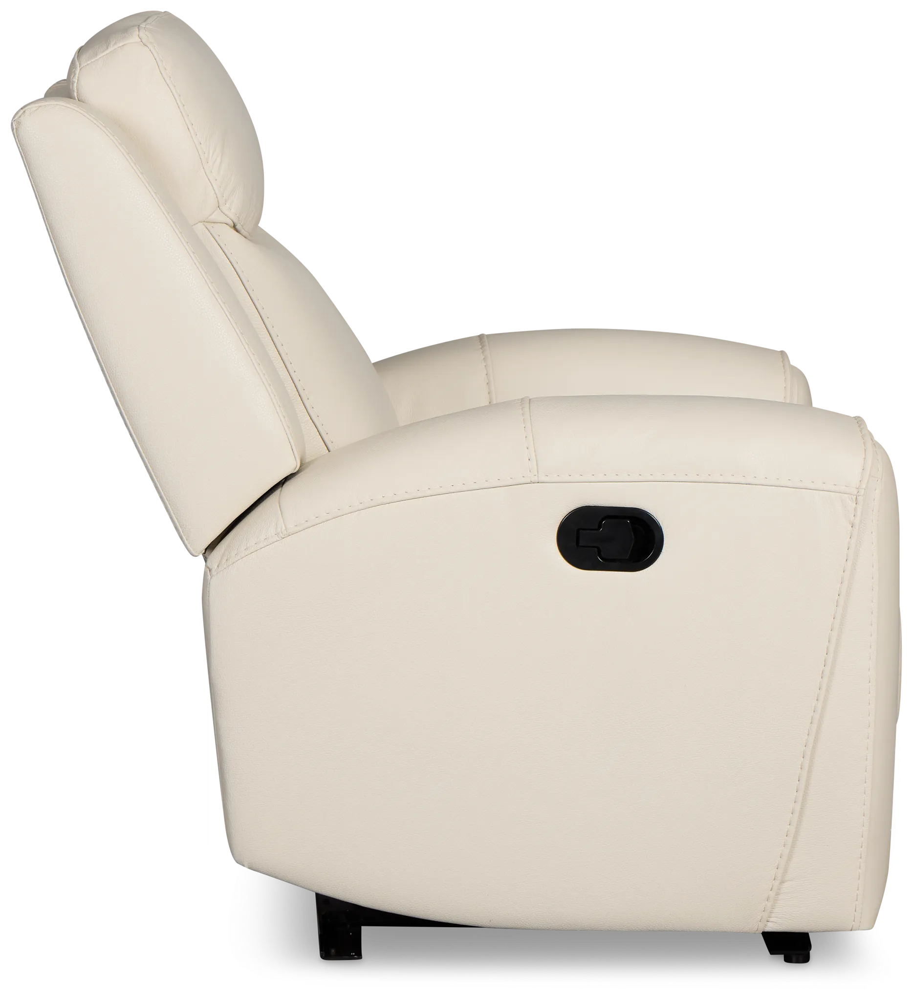 Walker Ivory Lthr/vinyl Recliner