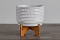 Opal White Planter