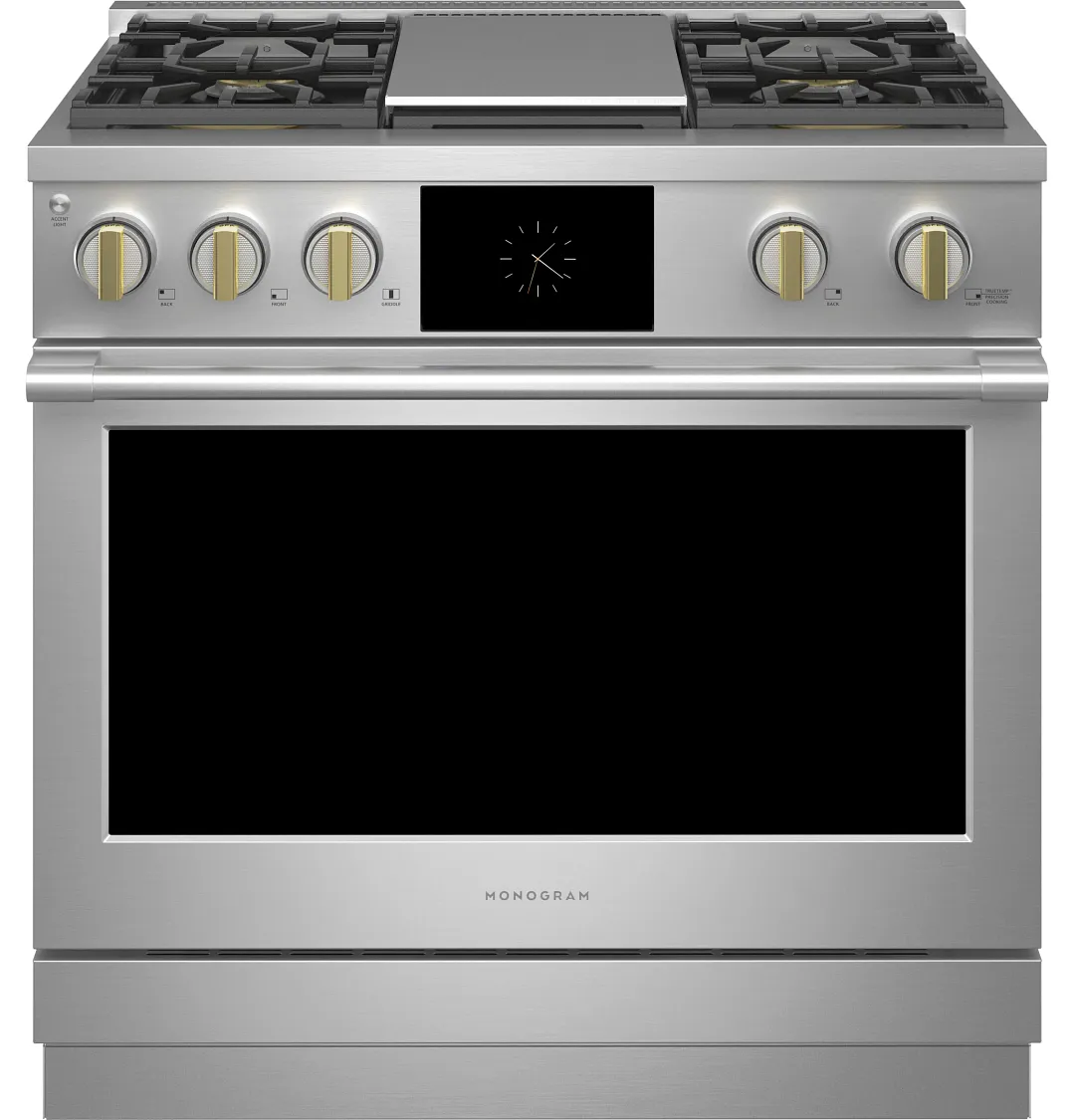 Monogram 364 Series Stainless Steel 36" Dual Fuel Range