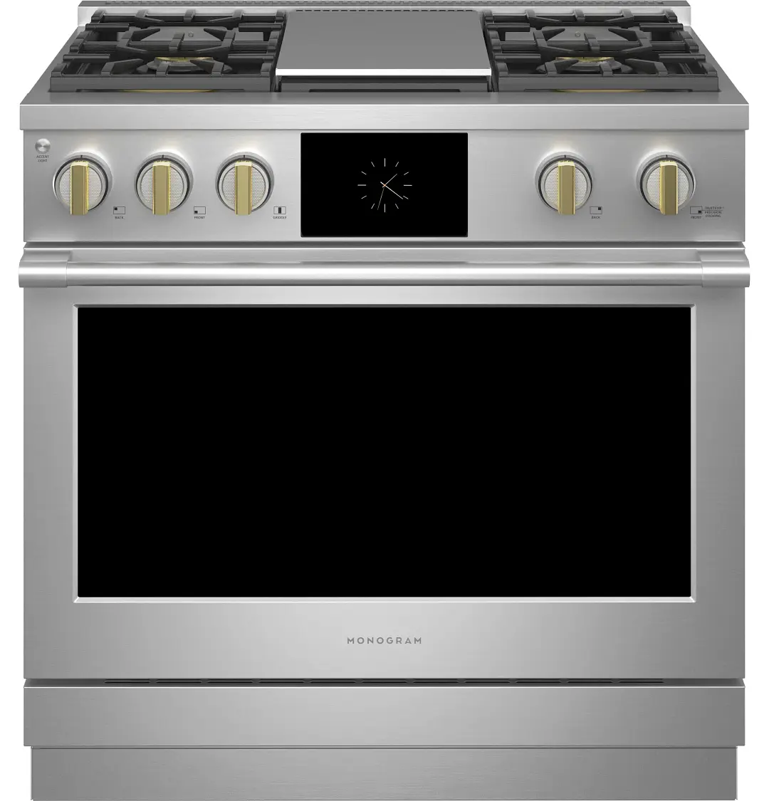 Monogram 364 Series Stainless Steel 36" Dual Fuel Range Monogram 364 Series Stainless Steel 36" Dual Fuel Range
